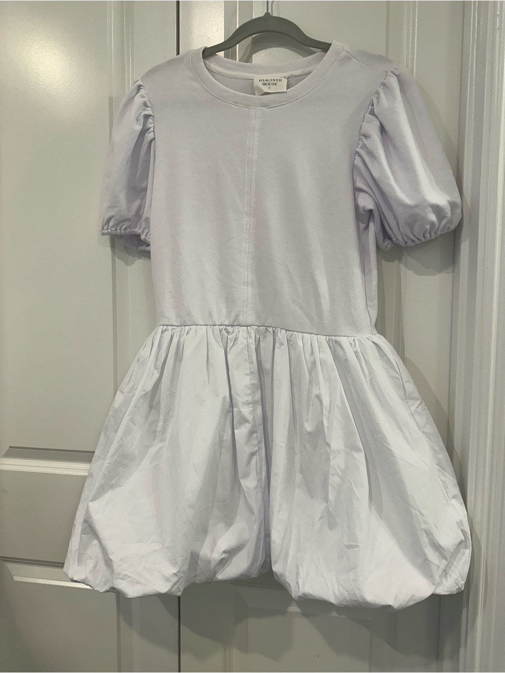 Tuckernuck Hyacinth House knit and poplin combination mini dress